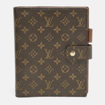 Louis Vuitton Monogram Canvas Large Ring Agenda Cover
