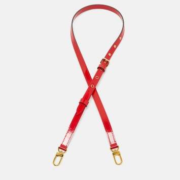 Louis Vuitton Cerise Patent Leather Adjustable Shoulder Bag Strap
