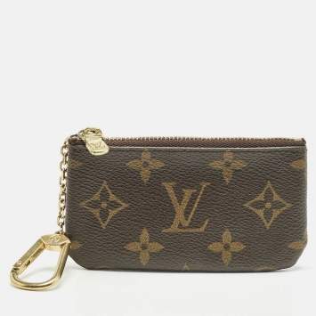 Pre Owned Louis Vuitton Monogram Canvas Key Pouch
