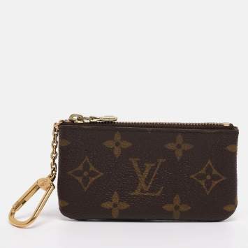 Pre Owned Louis Vuitton Monogram Canvas Key Pouch