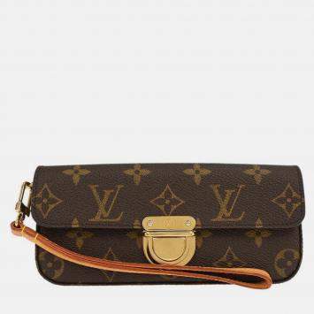 مملوكة مسبقًا Louis Vuitton Brown Monogram Pochette Lagoon Glasses Case