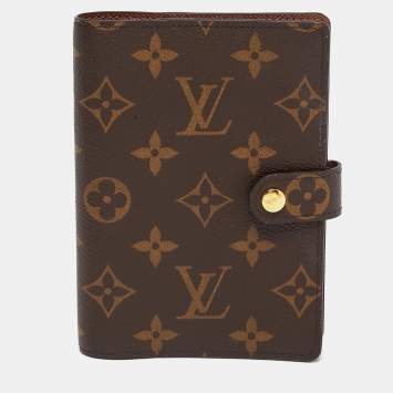 Pre Owned Louis Vuitton Monogram Canvas Small Ring Agenda Cover
