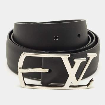 Louis Vuitton Brown Leather LV Initiales Belt 85CM Louis Vuitton