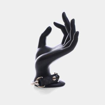 Pre Owned Louis Vuitton Monogram Eclipse Bracelet Sz M