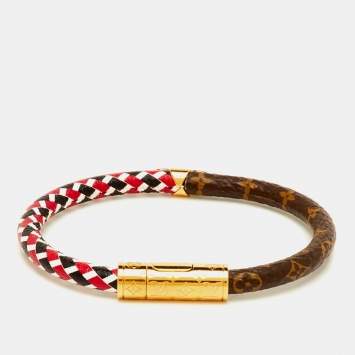 Pre Owned Louis Vuitton Daily Confidential Escape Monogram Canvas Bracelet