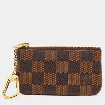 Pre Owned Louis Vuitton Damier Ebene Canvas Key Pouch