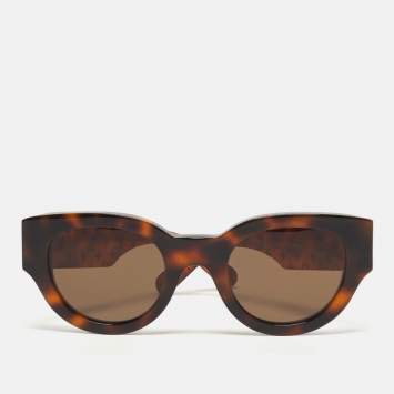 مملوكة مسبقًا Louis Vuitton Tortoise Brown Z1464W Cat Eye Sunglasses