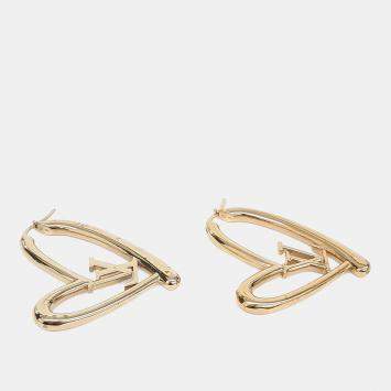 Pre Owned أقراط قلب لوي فيتون فول إن لوف GM