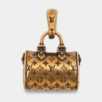 مملوكة مسبقًا Louis Vuitton LV Speedy Gold Tone Charm