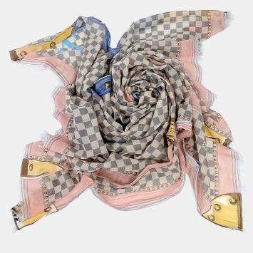 Pre Owned Louis Vuitton Trunk Scarf