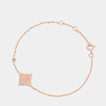 Pre Owned Louis Vuitton Star Blossom BB Bracelet Q95538 18K Pink Gold