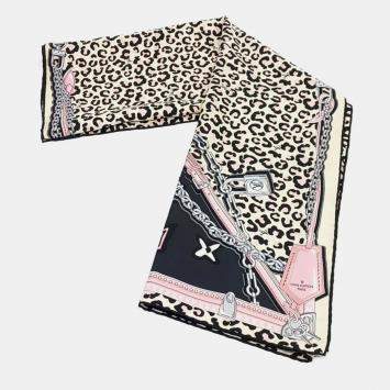 Pre Owned وشاح حرير لوي فيتون