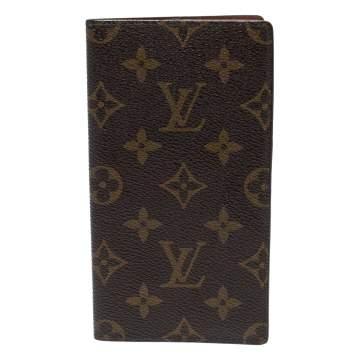 Pre Owned Louis Vuitton Monogram Canvas Pocket Agenda Cover