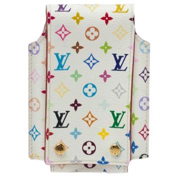 Pre Owned Louis Vuitton White Monogram Multicolore Canvas iPod Case