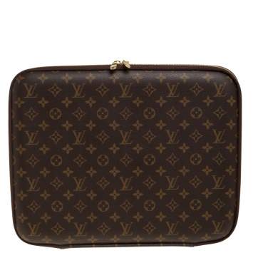 Pre Owned Louis Vuitton Monogram Canvas 15" Laptop Sleeve