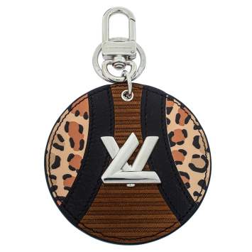 Pre Owned Louis Vuitton Monogram Canvas Corduroy Patchwork Bag Charm