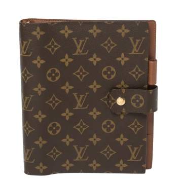 Pre Owned Louis Vuitton Monogram Canvas Large Ring Agenda Cover