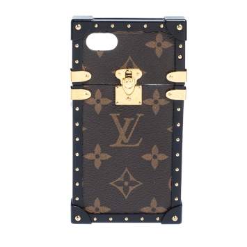 Pre Owned Louis Vuitton Monogram Canvas Eye Trunk iPhone 7 Case