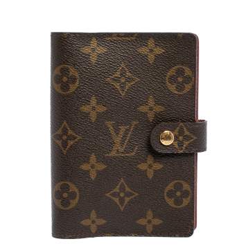 Pre Owned Louis Vuitton Monogram Canvas Small Ring Agenda Cover