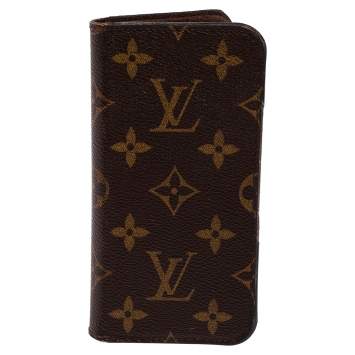 Pre Owned Louis Vuitton Monogram Canvas iPhone X Folio Case