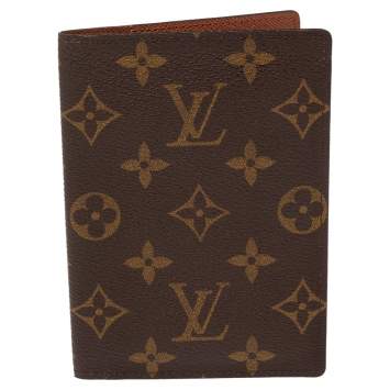 Pre Owned Louis Vuitton Monogram Canvas Passport Cover