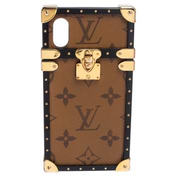 Pre Owned Louis Vuitton Reverse Monogram Eye-Trunk iPhone X Case 