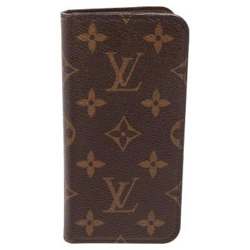 Pre Owned Louis Vuitton Monogram Canvas iPhone X/XS Folio