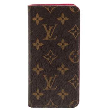 Pre Owned Louis Vuitton Monogram Canvas iPhone 6 Plus Folio