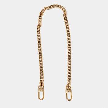Pre Owned Louis Vuitton Gold Chain Link Shoulder Bag Strap