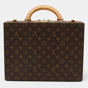 Pre Owned Louis Vuitton Monogram Canvas  Jewelry Case