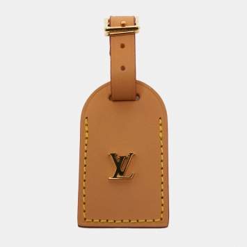 Pre Owned Louis Vuitton Vachetta Leather Name Tag
