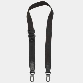 Pre Owned Loui Vuitton Black Monogram Trio Messenger Shoulder Bag Strap 