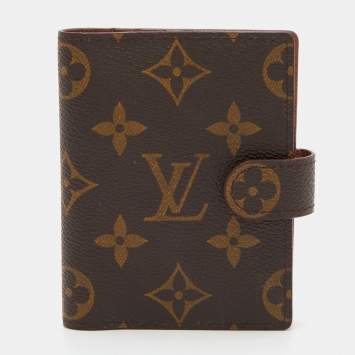 Pre Owned Louis Vuitton Monogram Canvas Mini Agenda Cover