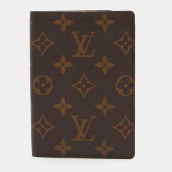 Pre Owned Louis Vuitton Monogram Canvas Passport Cover
