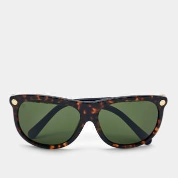 مملوكة مسبقًا Louis Vuitton Brown Tortoise Z0893E Vertigo Wayfarer Sunglasses