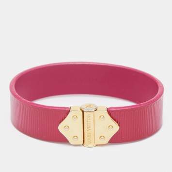 Pre Owned Louis Vuitton Indian Rose Epi Leather Spirit Bracelet