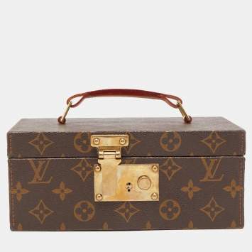 Pre Owned Louis Vuitton Monogram Canvas Boite A Tout Jewelry Case