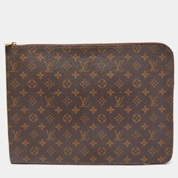 Pre Owned Louis Vuitton Monogram Canvas Poche Document Portfolio Case