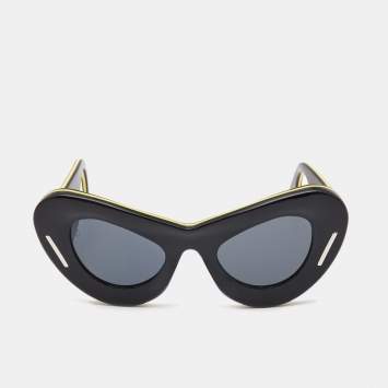 Pre Owned Louis Vuitton Black/Grey Michelle Z0835W Cat-Eye Sunglasses
