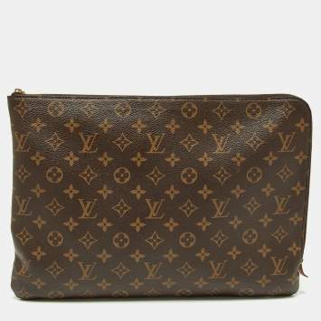 Pre Owned Louis Vuitton Monogram Poche Documents Portfolio Case