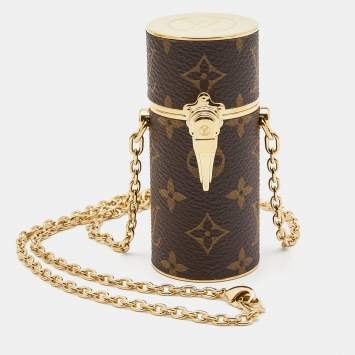 Pre Owned Louis Vuitton Monogram Canvas Lipstick Case