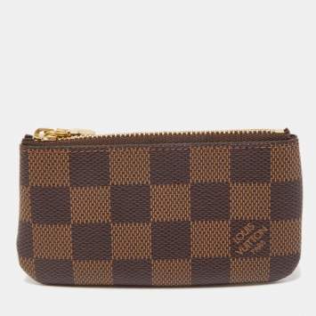 Pre Owned Louis Vuitton Damier Ebene Canvas Key Pouch