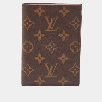 Pre Owned Louis Vuitton Monogram Canvas Passport Cover