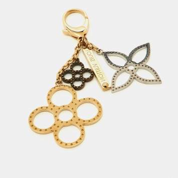 Pre Owned Louis Vuitton Gold Silver & Black Tone Tapage Bag Charm