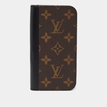 Pre Owned Louis Vuitton Monogram Canvas iPhone 14 Pro Folio Case