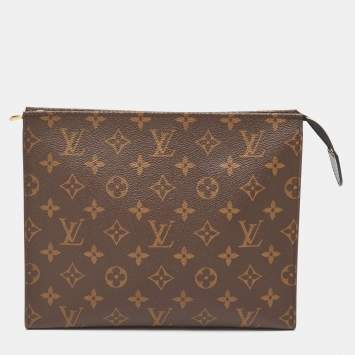 Pre Owned Louis Vuitton Monogram Canvas Toiletry Pouch 26