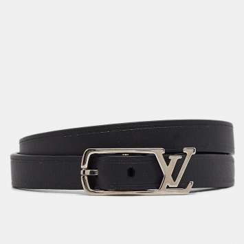 Pre Owned Louis Vuitton Neogram Leather Palladium Plated Bracelet