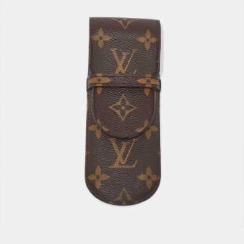 Pre Owned Louis Vuitton Monogram Canvas Pen Case