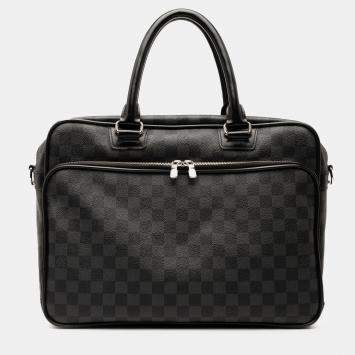 Pre Owned Louis Vuitton Black Damier Graphite Icare