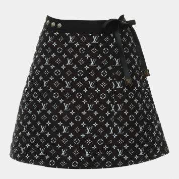 Pre Owned Louis Vuitton Quilted Monogram Skirt